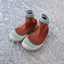 将图片加载到图库查看器，Baby Boys Girls Toddlers Moccasins Non-Skid Indoor Kids Floor Slipper Children Animal Breathable Cotton Knitted Shoes Ideal Gift
