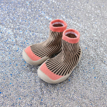 将图片加载到图库查看器，Baby Boys Girls Toddlers Moccasins Non-Skid Indoor Kids Floor Slipper Children Animal Breathable Cotton Knitted Shoes Ideal Gift
