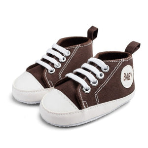 New Canvas Classic Sports Sneakers Newborn Baby Boys Girls First Walkers Shoes Infant Toddler Soft Sole Anti-slip Baby Shoes