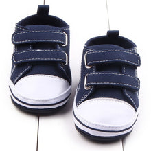 Carregar imagem no visualizador da galeria, New Canvas Classic Sports Sneakers Newborn Baby Boys Girls First Walkers Shoes Infant Toddler Soft Sole Anti-slip Baby Shoes
