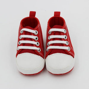 New Canvas Classic Sports Sneakers Newborn Baby Boys Girls First Walkers Shoes Infant Toddler Soft Sole Anti-slip Baby Shoes