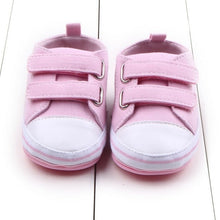 Carregar imagem no visualizador da galeria, New Canvas Classic Sports Sneakers Newborn Baby Boys Girls First Walkers Shoes Infant Toddler Soft Sole Anti-slip Baby Shoes
