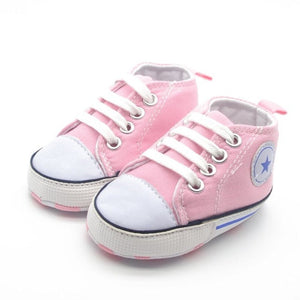 New Canvas Classic Sports Sneakers Newborn Baby Boys Girls First Walkers Shoes Infant Toddler Soft Sole Anti-slip Baby Shoes