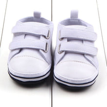 Carregar imagem no visualizador da galeria, New Canvas Classic Sports Sneakers Newborn Baby Boys Girls First Walkers Shoes Infant Toddler Soft Sole Anti-slip Baby Shoes
