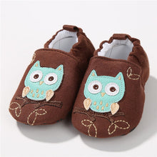 Carregar imagem no visualizador da galeria, 1 Pair Fashion Cotton Cloth First Walker Cartoon Baby Boy Girls Shoes Bebe Toddler Moccasins 0-24M Non-slip Soft Bottom Shoes
