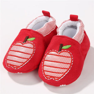 1 Pair Fashion Cotton Cloth First Walker Cartoon Baby Boy Girls Shoes Bebe Toddler Moccasins 0-24M Non-slip Soft Bottom Shoes