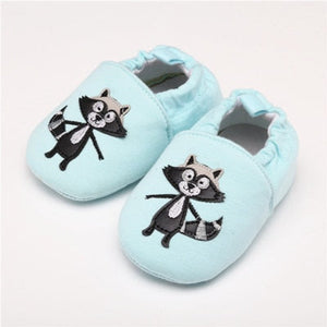 1 Pair Fashion Cotton Cloth First Walker Cartoon Baby Boy Girls Shoes Bebe Toddler Moccasins 0-24M Non-slip Soft Bottom Shoes