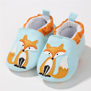 1 Pair Fashion Cotton Cloth First Walker Cartoon Baby Boy Girls Shoes Bebe Toddler Moccasins 0-24M Non-slip Soft Bottom Shoes