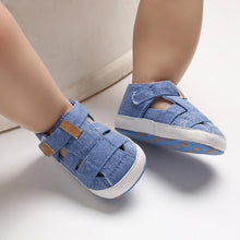 Carregar imagem no visualizador da galeria, Kids Newborn Baby Boys Fashion Summer Soft Crib Shoes First Walker Anti Slip Sandals Shoe
