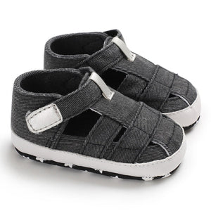 Kids Newborn Baby Boys Fashion Summer Soft Crib Shoes First Walker Anti Slip Sandals Shoe