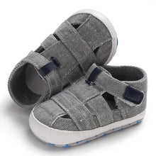 Carregar imagem no visualizador da galeria, Kids Newborn Baby Boys Fashion Summer Soft Crib Shoes First Walker Anti Slip Sandals Shoe
