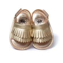 Carregar imagem no visualizador da galeria, Summer Baby First Walkers Soft Bottom Fringe Candy Color Shoes Girls Baby Toddler Slippers Boys Prewalkers QF
