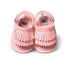 Carregar imagem no visualizador da galeria, Summer Baby First Walkers Soft Bottom Fringe Candy Color Shoes Girls Baby Toddler Slippers Boys Prewalkers QF
