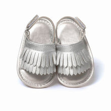 Carregar imagem no visualizador da galeria, Summer Baby First Walkers Soft Bottom Fringe Candy Color Shoes Girls Baby Toddler Slippers Boys Prewalkers QF
