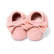 Cargar imagen en el visor de la galería, Baby Girls Shoes First Walkers Newborn Baby Moccasins Soft Boy Girl Fringe Soft Soled Non-slip Footwear  Shoes
