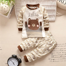 Cargar imagen en el visor de la galería, Autumn Winter 2020 Baby Boy Girls Clothes Cotton Girl Clothing Sets Cartoon Long-sleeved T-shirt+Pants Infant Clothes 2pcs Suit
