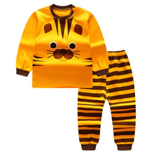 Cargar imagen en el visor de la galería, Autumn Winter 2020 Baby Boy Girls Clothes Cotton Girl Clothing Sets Cartoon Long-sleeved T-shirt+Pants Infant Clothes 2pcs Suit
