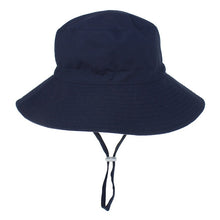 Cargar imagen en el visor de la galería, Summer Baby Hat for Girls Boys Kids Bucket Hat Spring Autumn Travel Beach Hat Baby Cap Sun Hats with Windproof Rope 16 Colors
