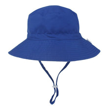 Cargar imagen en el visor de la galería, Summer Baby Hat for Girls Boys Kids Bucket Hat Spring Autumn Travel Beach Hat Baby Cap Sun Hats with Windproof Rope 16 Colors
