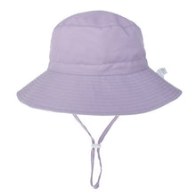 Cargar imagen en el visor de la galería, Summer Baby Hat for Girls Boys Kids Bucket Hat Spring Autumn Travel Beach Hat Baby Cap Sun Hats with Windproof Rope 16 Colors
