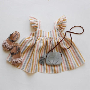 Linen Baby Dresses Summer Girls Clothes Princess Dress 1st Birthday Party Dress For Girl Cute Infant toddler Girls Clothing