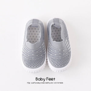 baby shoes for summer Boys and girls hollow flying woven shoes