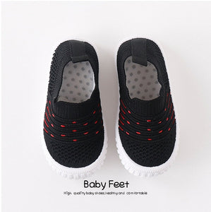 baby shoes for summer Boys and girls hollow flying woven shoes