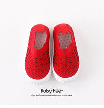 将图片加载到图库查看器，baby shoes for summer Boys and girls hollow flying woven shoes
