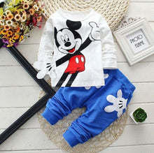 Cargar imagen en el visor de la galería, Baby Boy Clothes 2018 Fall Cute Long Sleeved T-shirt Tops + Pants 2PCS Outfit Children Infant Clothing Kids Bebes Jogging Suits
