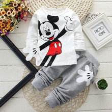 Cargar imagen en el visor de la galería, Baby Boy Clothes 2018 Fall Cute Long Sleeved T-shirt Tops + Pants 2PCS Outfit Children Infant Clothing Kids Bebes Jogging Suits
