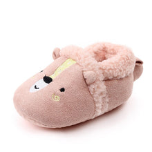 Cargar imagen en el visor de la galería, DOGEEK Baby Shoes Adorable Infant Slippers Toddler Baby Boy Girl Knit Crib Shoes Cute Cartoon Anti-slip Prewalker Baby Slippers
