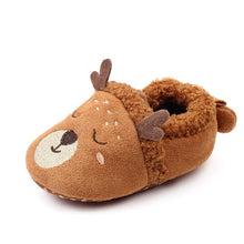 Cargar imagen en el visor de la galería, DOGEEK Baby Shoes Adorable Infant Slippers Toddler Baby Boy Girl Knit Crib Shoes Cute Cartoon Anti-slip Prewalker Baby Slippers
