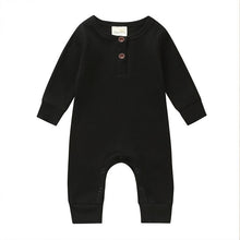 Cargar imagen en el visor de la galería, 2019 Baby Spring Autumn Clothing Newborn Infant Baby Boy Girl Cotton Romper Knitted Ribbed Jumpsuit Solid Clothes Warm Outfit
