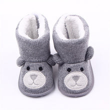 Cargar imagen en el visor de la galería, Baby Winter Boots Infant Toddler Newborn Cute Cartoon Bear Shoes Girls Boys First Walkers Super Keep Warm Snowfield Booties Boot
