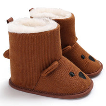 Cargar imagen en el visor de la galería, Baby Winter Boots Infant Toddler Newborn Cute Cartoon Bear Shoes Girls Boys First Walkers Super Keep Warm Snowfield Booties Boot
