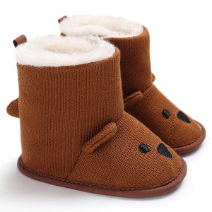 Baby Winter Boots Infant Toddler Newborn Cute Cartoon Bear Shoes Girls Boys First Walkers Super Keep Warm Snowfield Booties Boot