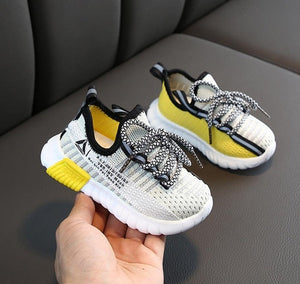 2020 New Autumn Kids Shoes Breathable Boys Girls Sport Shoes Children Casual Sneakers Baby Running Shoes Mesh Canvas Shoes