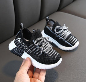 2020 New Autumn Kids Shoes Breathable Boys Girls Sport Shoes Children Casual Sneakers Baby Running Shoes Mesh Canvas Shoes