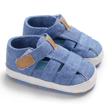 Cargar imagen en el visor de la galería, 2018 Canvas Jeans New Baby Moccasins Child Summer Boys 7 Style Fashion Sandals Sneakers Infant Shoes 0-18 Month Baby Sandals
