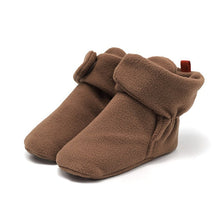 Carregar imagem no visualizador da galeria, NEW Baby Newborn First Walkers Unisex Cozie Faux Fleece Bootie Winter Warm Infant Toddler Crib Shoes Classic Floor Boys girls
