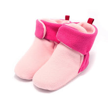 Carregar imagem no visualizador da galeria, NEW Baby Newborn First Walkers Unisex Cozie Faux Fleece Bootie Winter Warm Infant Toddler Crib Shoes Classic Floor Boys girls
