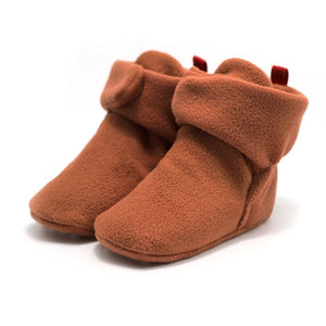 NEW Baby Newborn First Walkers Unisex Cozie Faux Fleece Bootie Winter Warm Infant Toddler Crib Shoes Classic Floor Boys girls