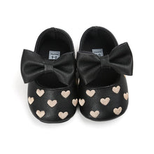 将图片加载到图库查看器，Baby PU Leather Baby Boy Girl Baby Moccasins Moccs Shoes Bow Fringe Soft Soled Non-slip Footwear Crib Shoes
