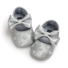 将图片加载到图库查看器，Baby PU Leather Baby Boy Girl Baby Moccasins Moccs Shoes Bow Fringe Soft Soled Non-slip Footwear Crib Shoes
