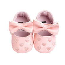 将图片加载到图库查看器，Baby PU Leather Baby Boy Girl Baby Moccasins Moccs Shoes Bow Fringe Soft Soled Non-slip Footwear Crib Shoes
