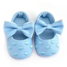 将图片加载到图库查看器，Baby PU Leather Baby Boy Girl Baby Moccasins Moccs Shoes Bow Fringe Soft Soled Non-slip Footwear Crib Shoes
