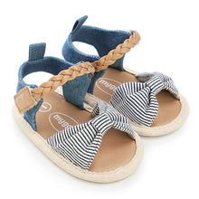 Carregar imagem no visualizador da galeria, Soft Sole PU Baby girls Canvas bow First Walkers Shoes Fashion summer Prewalkers First walker toddler moccasins
