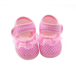 Soft Sole PU Baby girls Canvas bow First Walkers Shoes Fashion summer Prewalkers First walker toddler moccasins