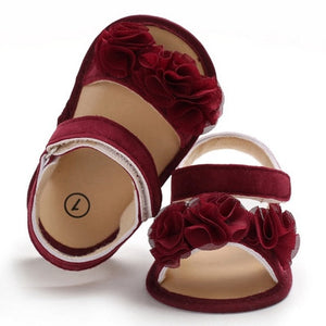 Soft Sole PU Baby girls Canvas bow First Walkers Shoes Fashion summer Prewalkers First walker toddler moccasins