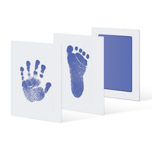 Carregar imagem no visualizador da galeria, Wholesale Newborn Baby Handprint Footprint Pad Safe Non-Toxic Clean Touch Ink Pad Photo Easy To Operate Hand Foot Print Pad
